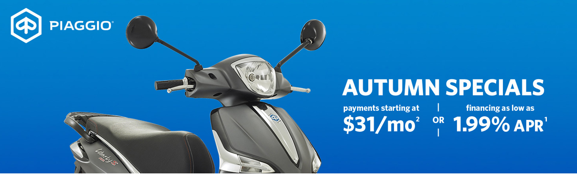 Piaggio: Autumn Specials